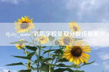 焦作消防学校录取分数线是多少