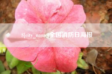 焦作全国消防日海报