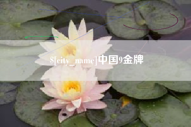 焦作中国9金牌