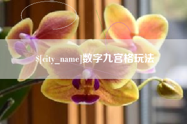 焦作数字九宫格玩法