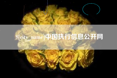 焦作中国执行信息公开网