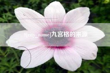焦作九宫格的来源