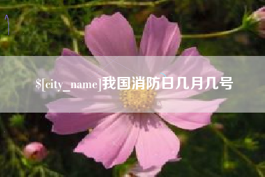 焦作我国消防日几月几号