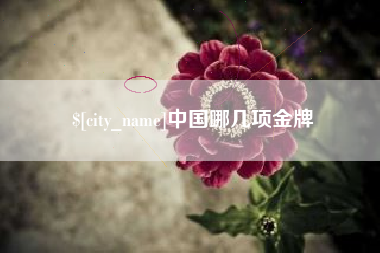 焦作中国哪几项金牌