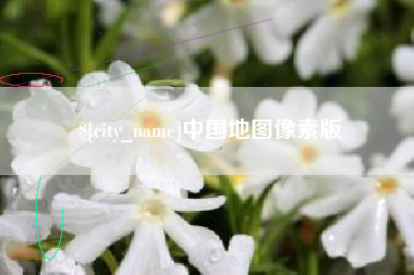 焦作中国地图像素版