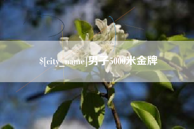 焦作男子5000米金牌