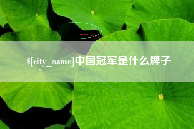 焦作中国冠军是什么牌子