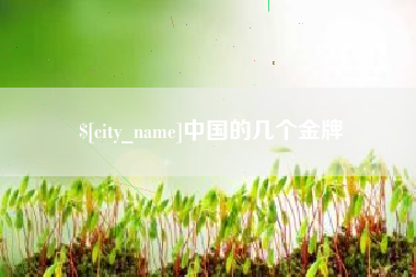 焦作中国的几个金牌