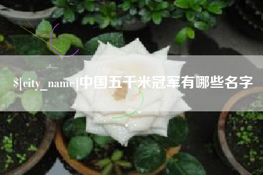 焦作中国五千米冠军有哪些名字