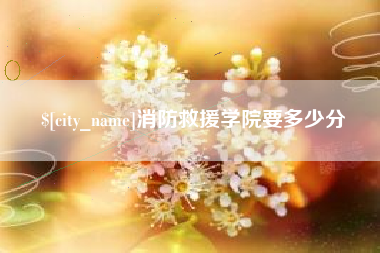 焦作消防救援学院要多少分