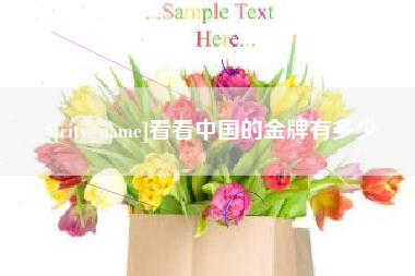 焦作看看中国的金牌有多少